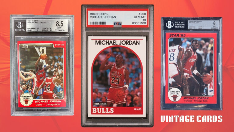 Michael Jordan Vintage Sports Card