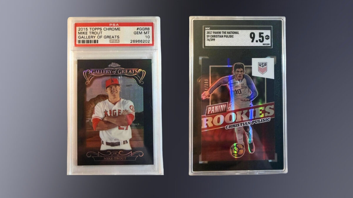 Mike Trout and Christian Pulisic 